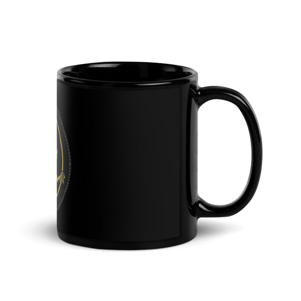 'Endangered Species' Black Glossy Mug