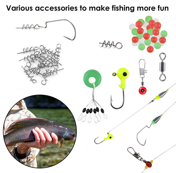 188-Piece Fishing Accessory Kit