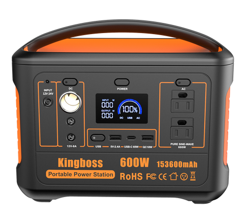 Portable Power Station 568Wh/600W
