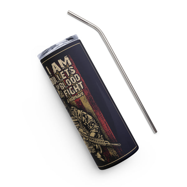 'Until I am out...' Stainless steel tumbler
