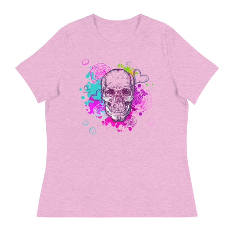 'BOHO Skull' Women's Relaxed T-Shirt