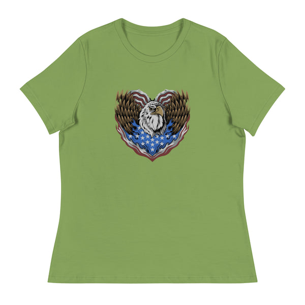'Eagle Heart' Women's Relaxed T-Shirt