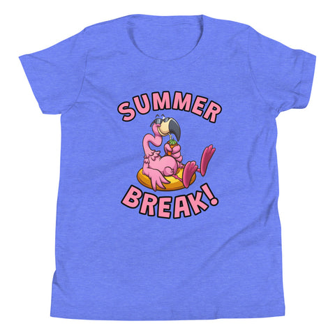 'Summer Break!' Youth Short Sleeve T-Shirt