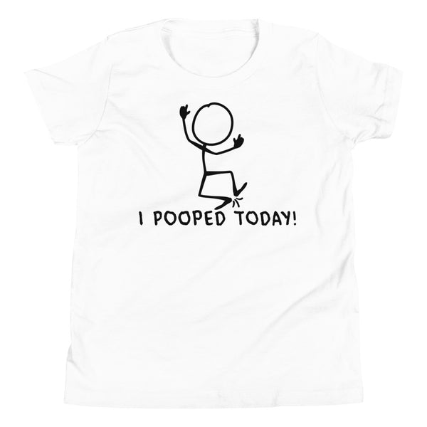 'I Pooped Today!' Youth Short Sleeve T-Shirt