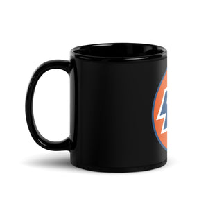 '46' Black Glossy Mug