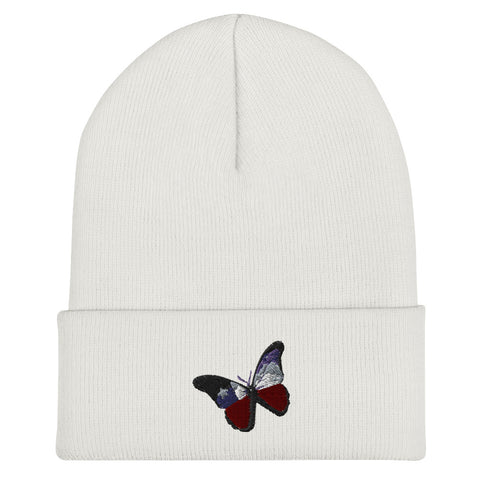 'Texas Butterfly' Cuffed Beanie