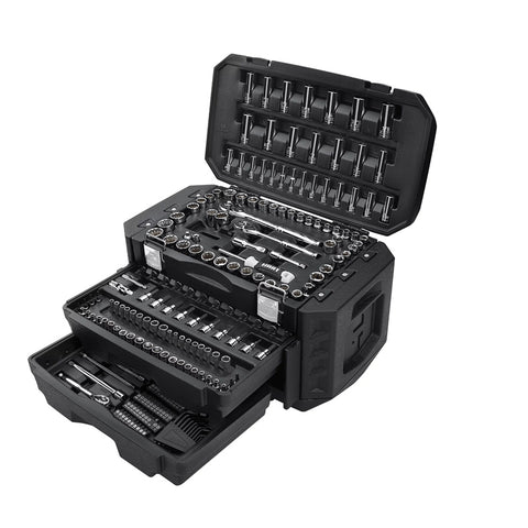 215-Piece Mechanics Tool Set (Multiple Drive & Chrome Finish)