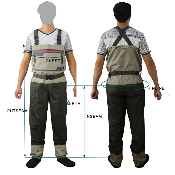 Kylebooker Breathable Chest Waders