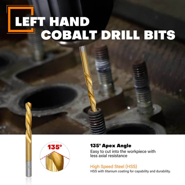 Screw Extractor Drill Bit Set