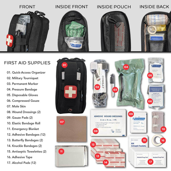 Excursion 44-Piece Field First Aid Kit (IFAK)