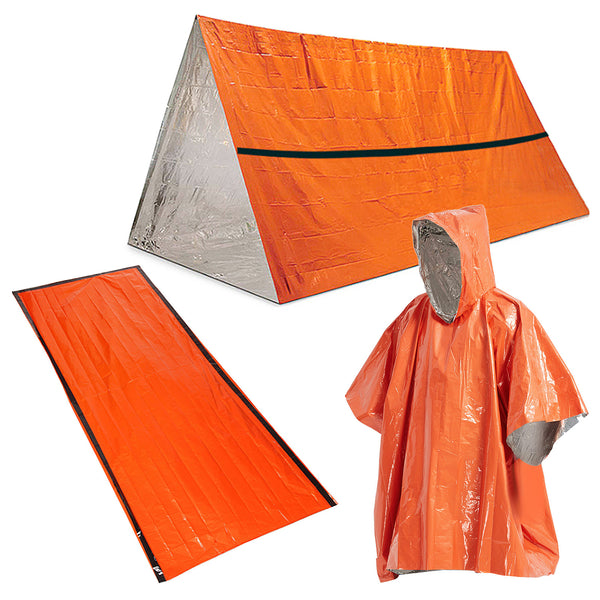 Outdoor Life Bivy Emergency Sleeping Bag Thermal Keep Warm Waterproof Mylar First Aid Emergency Blanke Camping Survival Gear