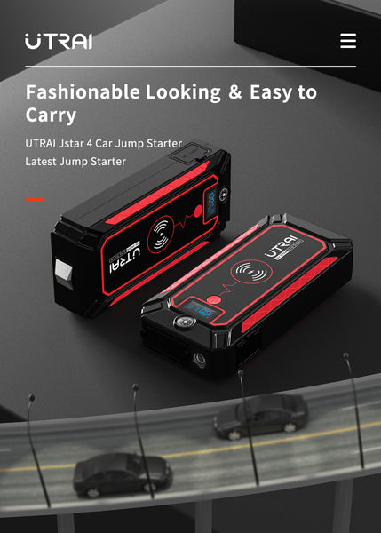 2500A/24000mAh (8L Gas/7.5L Diesel Engine) 12V Battery Jump Pack Power Bank with Flashlight