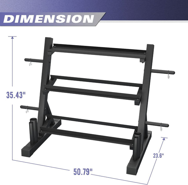 3 Tier Dumbbell Rack 1200 lbs