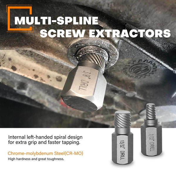 Screw Extractor Drill Bit Set