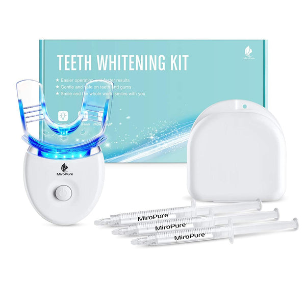 MiroPure Teeth Whitening Kit with (3) 3mL Dental-grade Whitening Gel