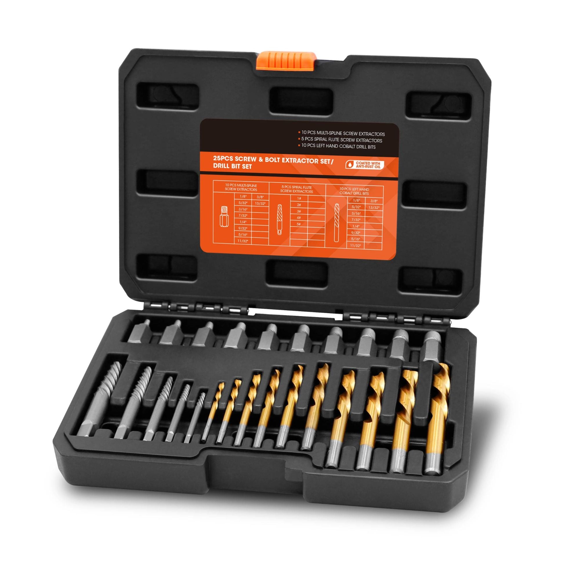 Screw Extractor Drill Bit Set