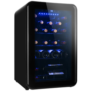 24-Bottle Wine Chiller with Digital Temperature Control & UV-Protection