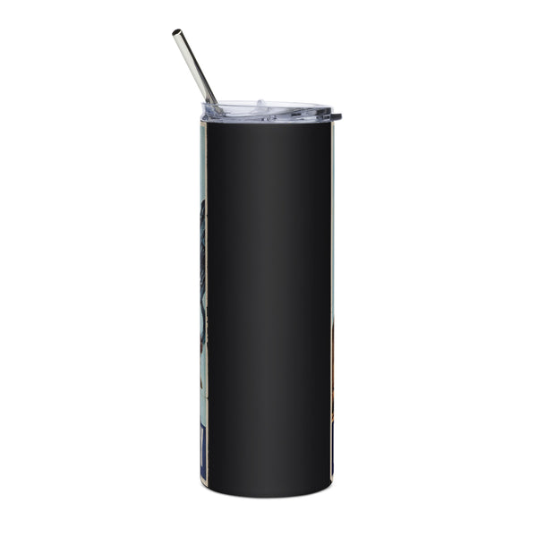 'Can't Afford to Miss!' Stainless steel tumbler