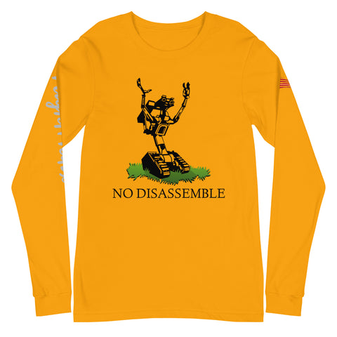 'No Disassemble' Long Sleeve Tee