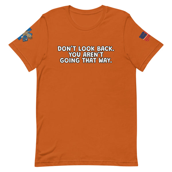 'Don't Look Back' t-shirt