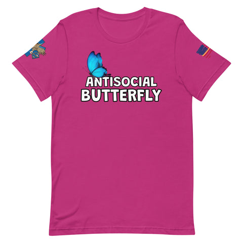 'Anti-Social Butterfly' t-shirt