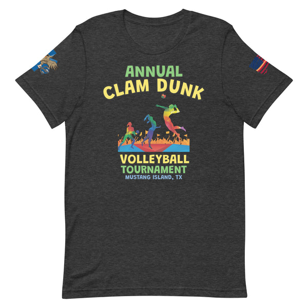'Clam Dunk Volleyball' t-shirt