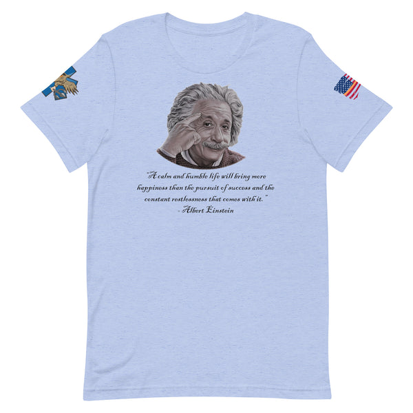 'Einstein and Happiness' t-shirt