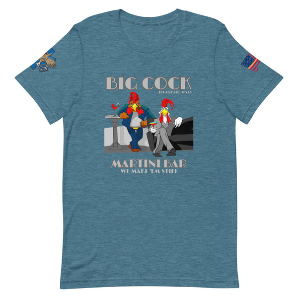 'Big Cock Martini Bar' t-shirt