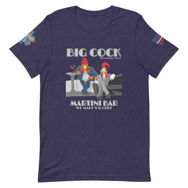 'Big Cock Martini Bar' t-shirt