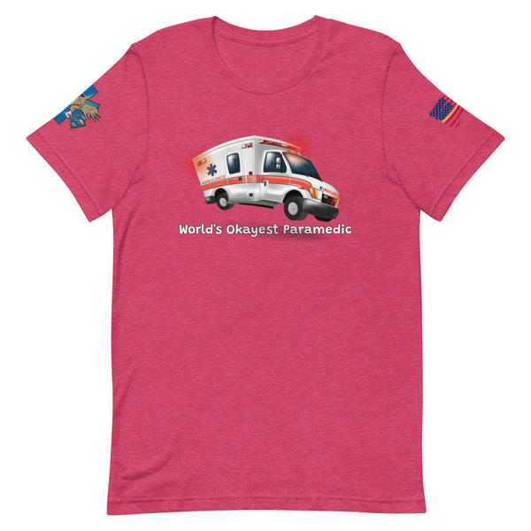 'World's Okayest Paramedic' t-shirt