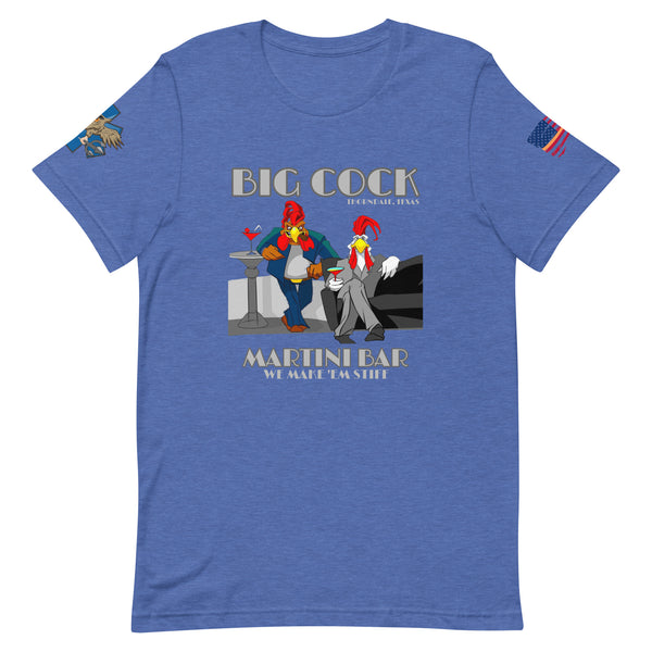 'Big Cock Martini Bar' t-shirt