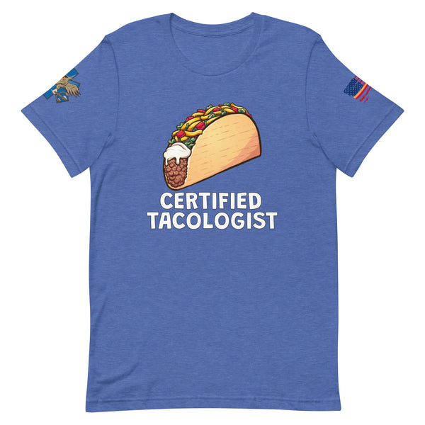 'Certified Tacologist' t-shirt
