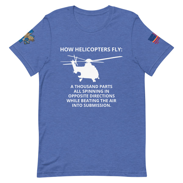 'How Helicopters Fly' t-shirt