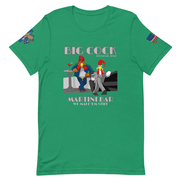 'Big Cock Martini Bar' t-shirt