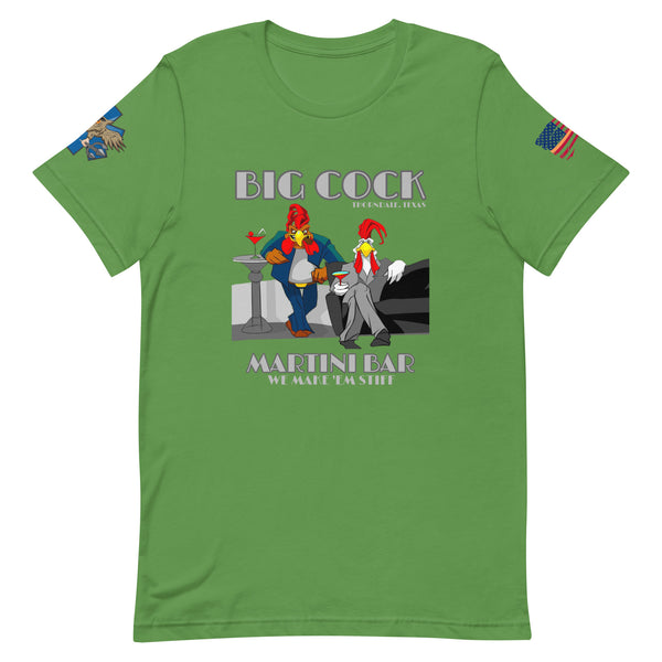 'Big Cock Martini Bar' t-shirt