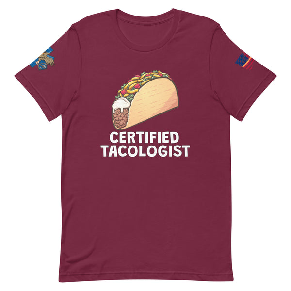 'Certified Tacologist' t-shirt