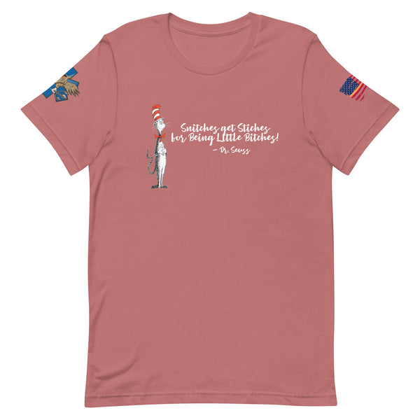 'Stiches for Snitches' t-shirt