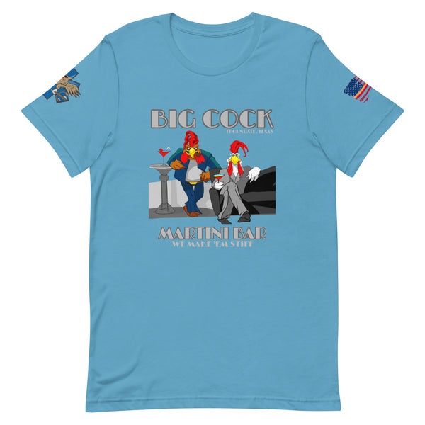 'Big Cock Martini Bar' t-shirt