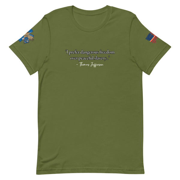 'Dangerous Freedom' t-shirt