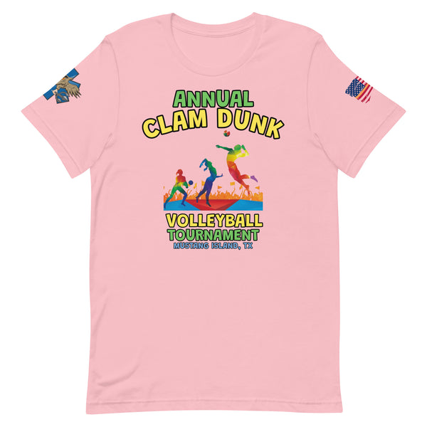 'Clam Dunk Volleyball' t-shirt