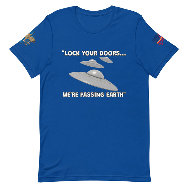 'Lock Your Doors!' t-shirt