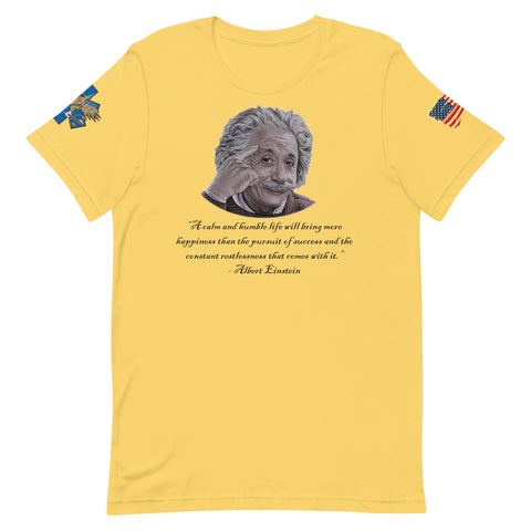 'Einstein and Happiness' t-shirt