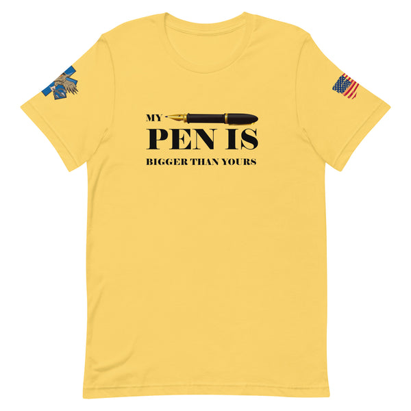 'My Pen Is Bigger' t-shirt