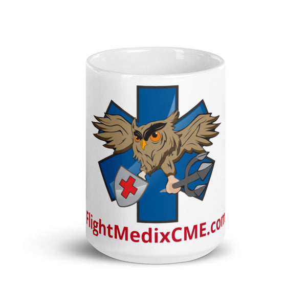FlightMedix White glossy mug