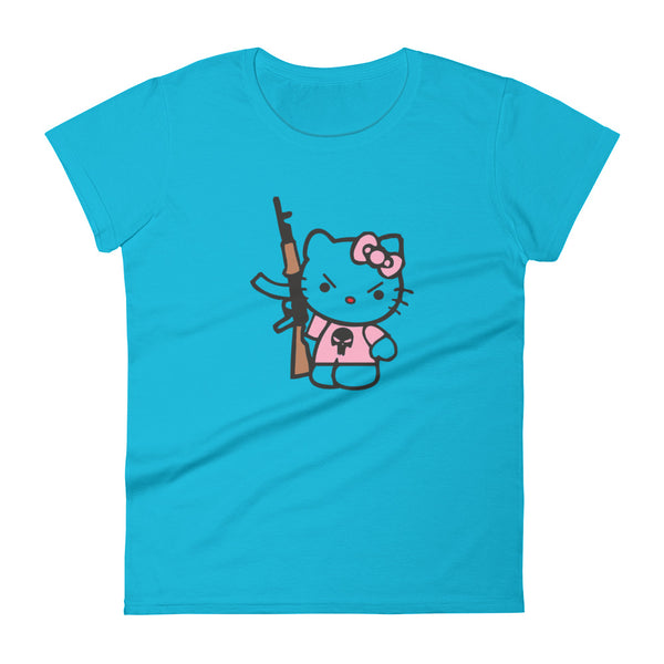 'Kalashnikov Kittie' Women's short sleeve t-shirt