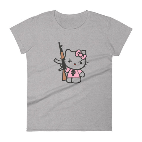 'Kalashnikov Kittie' Women's short sleeve t-shirt