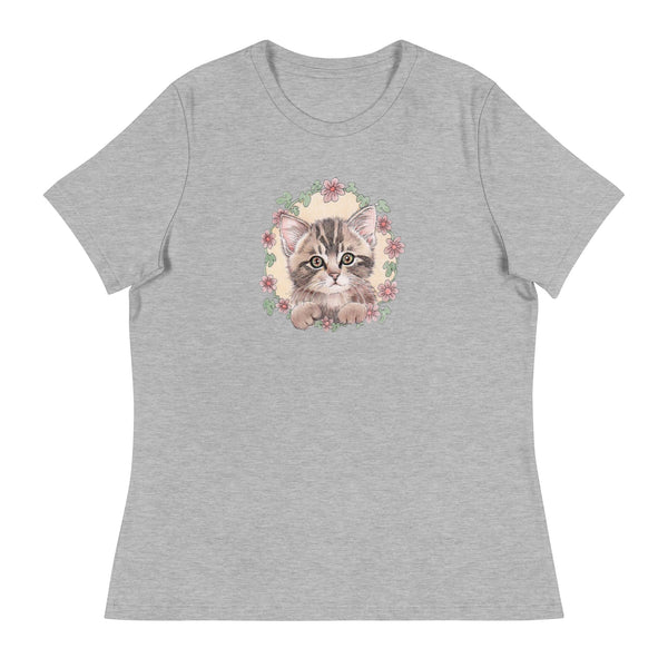 'Cat Lover' Women's Relaxed T-Shirt