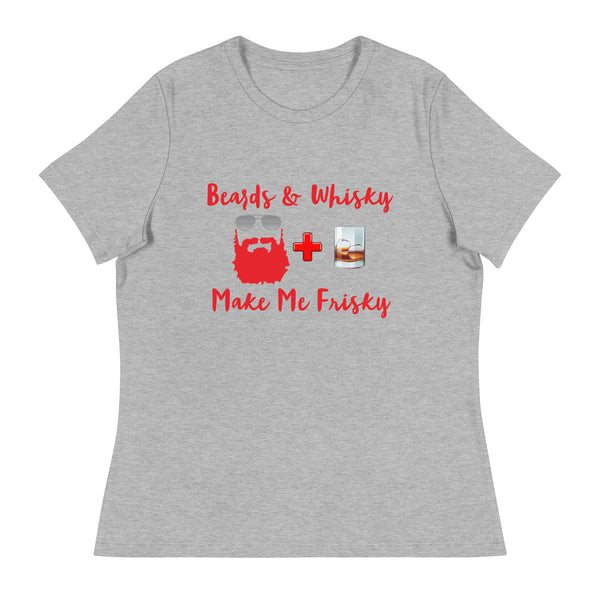 'Beards & Whisky' Women's Relaxed T-Shirt