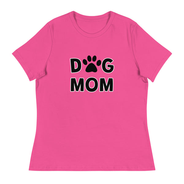 'Dog Mom' Women's Relaxed T-Shirt