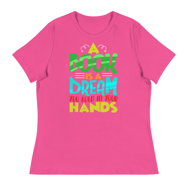 'Books are Dreams' Women's Relaxed T-Shirt